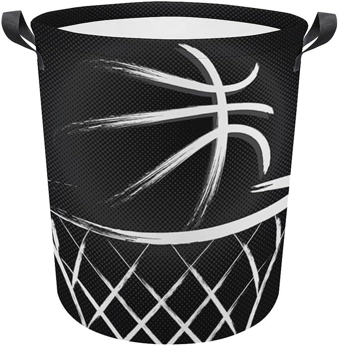 Basketball Laundry Basket Boys Room Decor Boys Hamper Toys Dirty Clothes Storage Bin Organizer for Kids