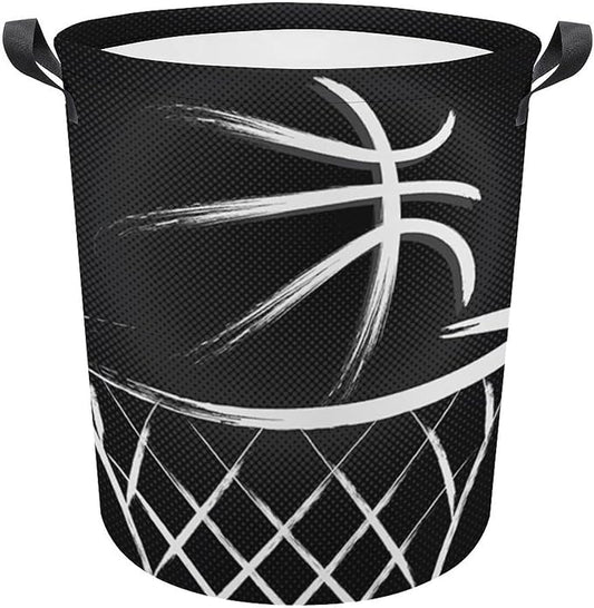 Basketball Laundry Basket Boys Room Decor Boys Hamper Toys Dirty Clothes Storage Bin Organizer for Kids