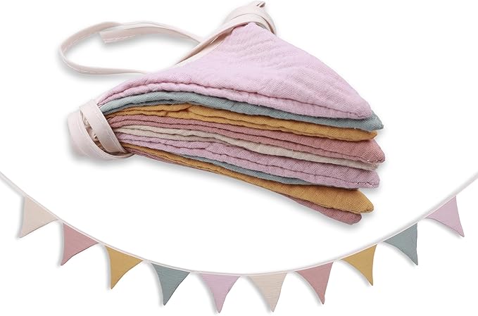 Pennant Banner Flags,Infant and toddler room decoration pennant,for Nursery Decor Baby Birthday Boho Wedding Shower Party Event (Color Purple Banner)