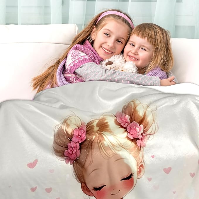Ship Next Day, Custom Name Blanket - Printed in USA, Personalized Baby Blankets for Girls, Baby Blanket with Name, Ultra-Soft Cozy Fleece Blankets, Gifts for Boys & Girls Kids Teen Girl New Mom