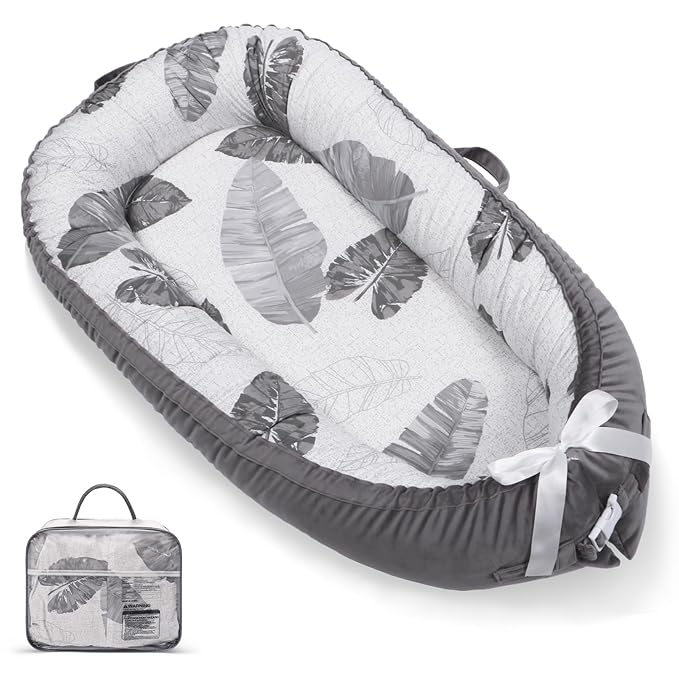 Baby Lounger, Infant Lounger for Newborn,Portable Baby Nest Cover Breathable & Soft, Newborn Essentials