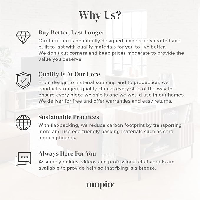 mopio Quin Pedestal Side Table, Tambour Round Fluted End Table, Small Accent Tables for Living Room, Mid Century Modern Night Stand, Circle Bedside Tables, Wood Nightstands for Bedroom (Black Oak)