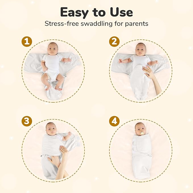 Mama Cheetah Baby Swaddle Blanket with Zipper, Newborn Swaddle Sack, Baby Swaddles Sleep Sack 4-7 lbs, Baby Swaddle Wrap for Baby Boy Girl