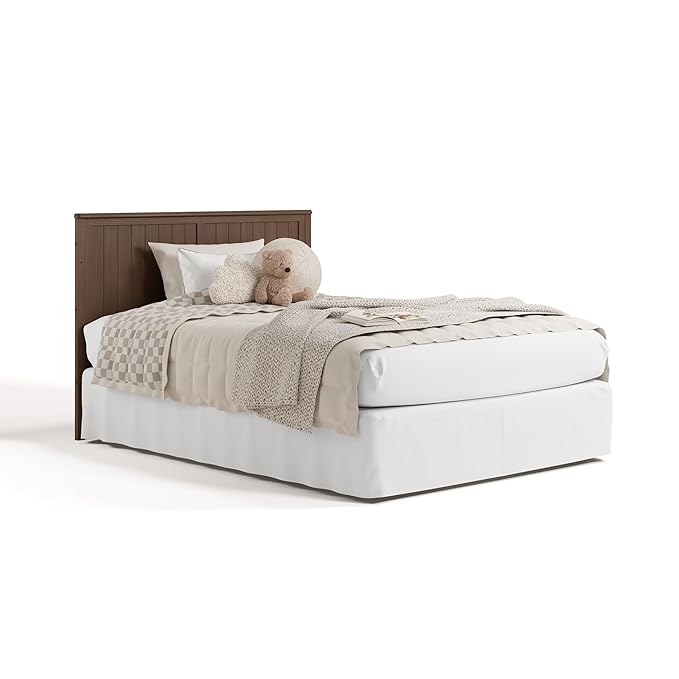 Graco Hadley 5-in-1 Convertible Crib & Changer (Hazelnut) – GREENGUARD Gold Certified, Fits Standard Crib Mattress, Converts to Toddler Bed and Full Bed, 4 Adjustable Mattress Heights