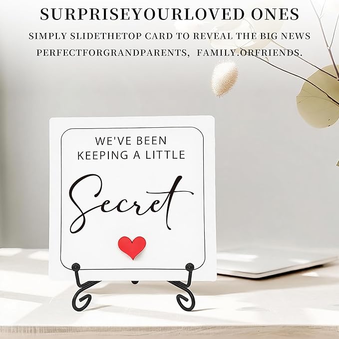 Baby Announcement Grandparents, Ultrasound Photo Frame Pregnancy Announcement Sign, Baby Announcement Wooden Surprise Box, Pregnancy Reveal to Husband, Friends, Auntie, Uncle
