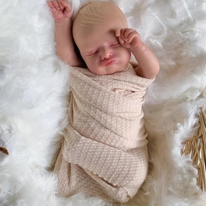 Newborn Photography Props for Baby Boys and Girls Newborn Wraps for Infant Baby Photoshoot Waffle Texture Knit Blanket
