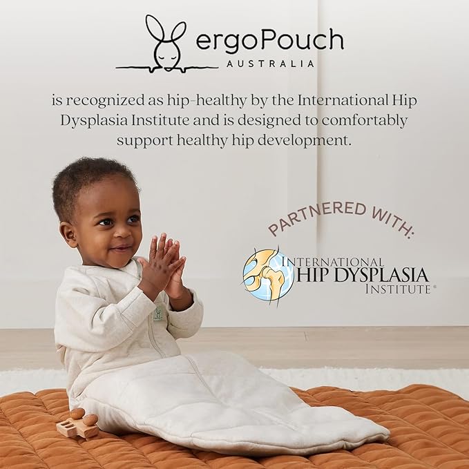ergoPouch Jersey Sleeping Bag 1.0 TOG – Arms-Out Baby Sleep Sack, Ideal Transition from Swaddling, Slim Fit Keeps Baby Secure & Comfortable, Soft Breathable Fabric (8-24 Months, Willow)