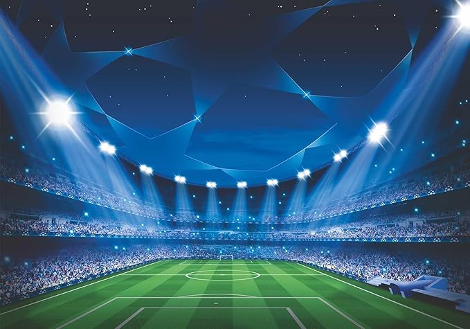 Soccer Stadium Wallpaper Mural Large Art Wall Background Painting for Soccer Hall Bedroom Living Room