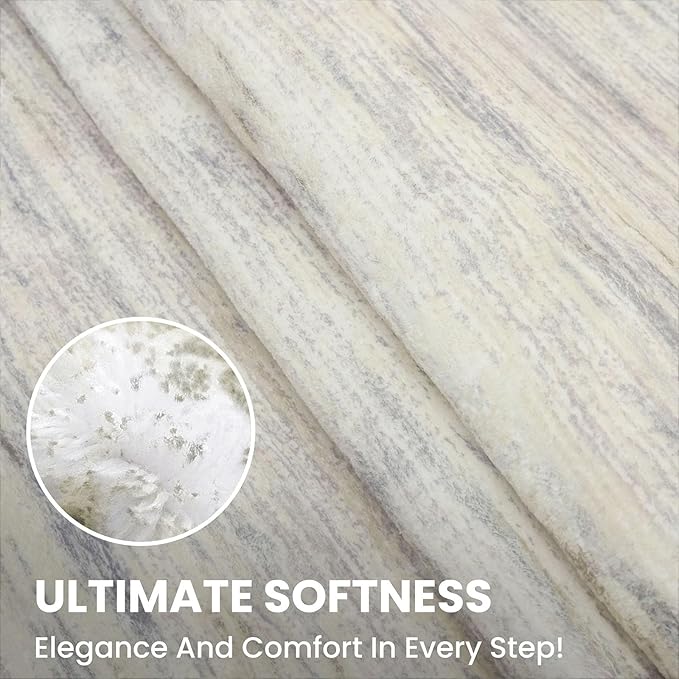 2x6 Modern Abstract Runner Rug for Hallways, Gray Beige Neutral Multi Super Soft Hallway Decor Kitchen Rugs with Non-Slip, Non-Shedding Washable Runners for Entryway Laundry Indoor