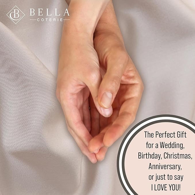 Bella Coterie Luxury Bamboo Viscose 34” Split Top King Size Sheet Set | 1 Fitted Sheet for Sleep Number & Adjustable Beds | 100% Organically Grown | Cooling & Soft | 18” Deep Pocket [Dune]