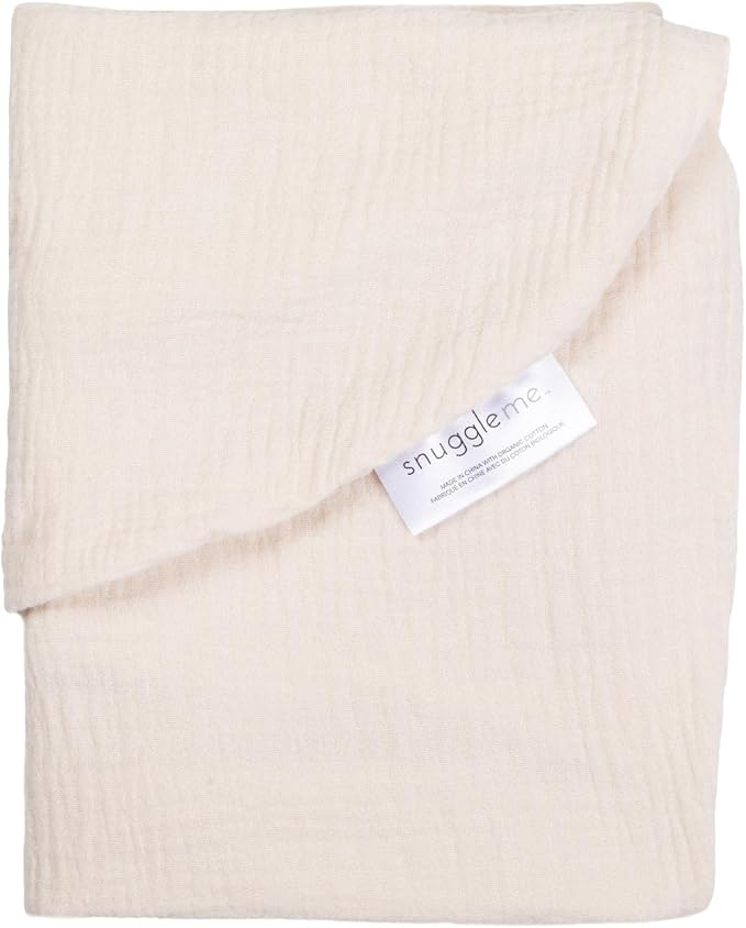 snuggle me® Baby Lounger Curve (Natural) + Lounger Cover (Natural) - Bundle