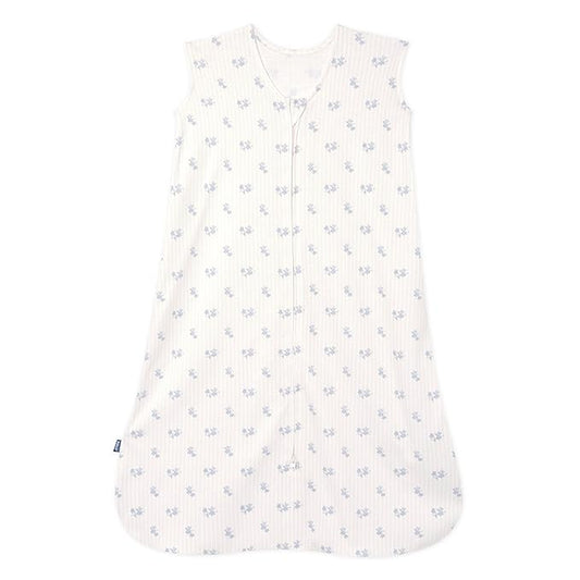 HALO SleepSack, 100% Cotton Wearable Blanket, Swaddle Transition Sleeping Bag, TOG 0.5, Floral Vintage Stripe, Medium, 6-12 Months