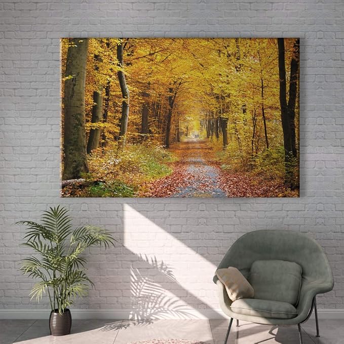 SIGNWIN-Canvas Wall Art-Sunshine in The Forest -Canvas Prints Home Artwork Decoration for Living Room,Bedroom - 12x18 inches
