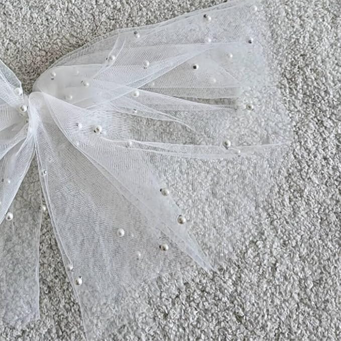 Baby Photo Props Beaded Headband Bowknot Wing PhotoPosing Props Newborn Photography Accessories 2PCS Newborn Girl