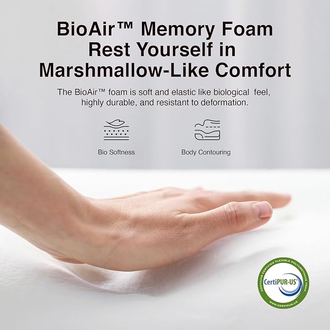 Novilla Full Size Mattress, 8 Inch Full Mattresses in a Box with Smarts™ Coil for Pressure Relief, Medium Plush Foam and Spring Hybrid Colchones with CertiPUR-US Certified for Kids