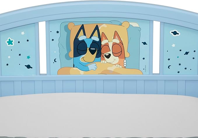 Delta Children Plastic Toddler Bed, Bluey