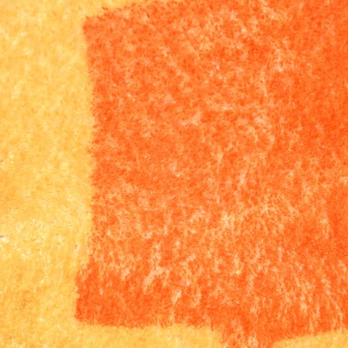 ABREEZE Kids Play Rug 4ft, Lion Round Area Rug Kids Nursery Door Mat Soft Plush Non-Slip Childrens Carpet for Bedroom Living Room Playroom,Orange