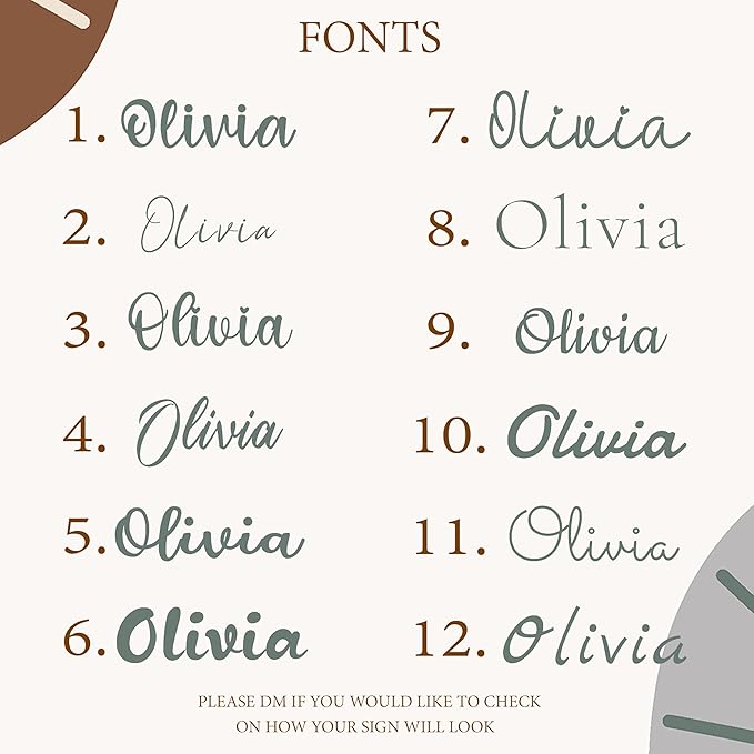 Name Sign for Nursery Wooden Name Plaque Baby Girl Wall Decor Boys Room Nameplate Birthday Laser Cut Letters Sign Grib Newborn Gift