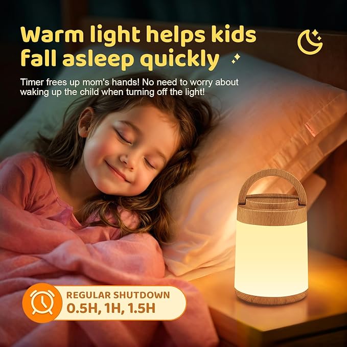 One Fire Egg Light for Nursery, 10 Colors Dimmable Baby Night Lights for Nursery,1800mAh Rechargeable Lamp for Kids Lamp,Remote+Timer Kids Night Light Lamp,Portable Night Light for Baby Light