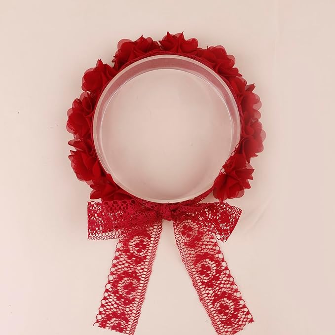 New Model Children Girl Lace Headbands Lace Flower Hairbands 2pcs Hair Accessories Gift for Children (lace-10)