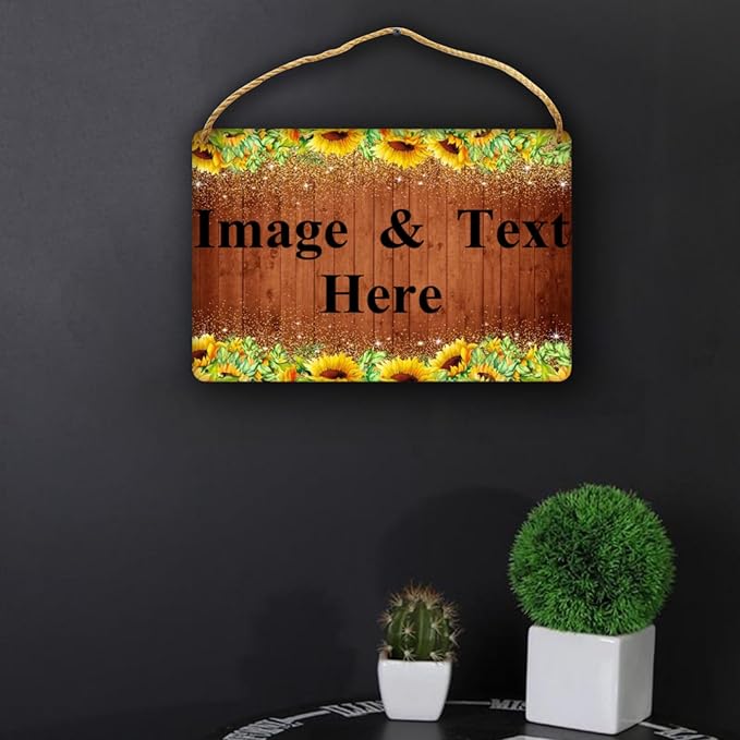 Personalized Custom Decorative Signs Plaques Wooden Hanging Wall Sign, Boys Girls Bedroom Art Wall Decor Custom Name Kids Baby Nursery Plaque