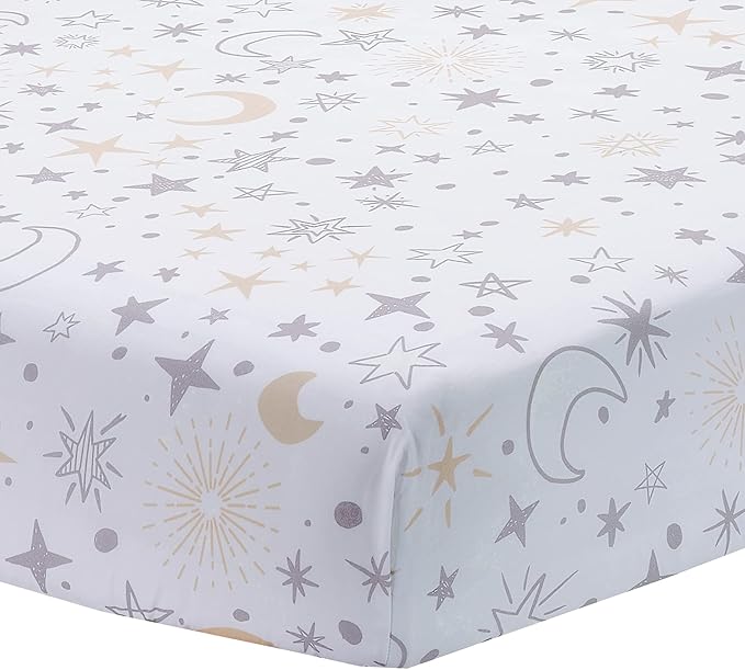 Lambs & Ivy Goodnight Moon 3-Piece Celestial Nursery Baby Crib Bedding Set