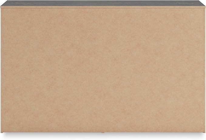 Signature Design by Ashley Delmorta Rustic 6-Drawer Dresser with Safety Stop, Gray