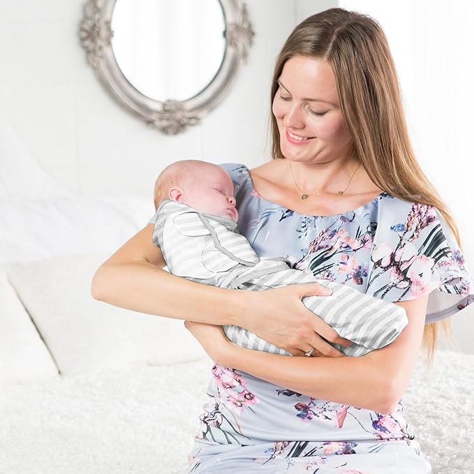 Mama Cheetah Baby Swaddle Blanket with Zipper, Newborn Swaddle Sack, Baby Swaddles Sleep Sack 4-7 lbs, Baby Swaddle Wrap for Baby Boy & Baby Girl, 3-Pack