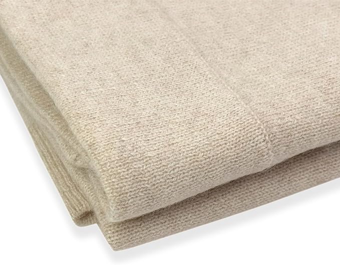 Jet&Bo BABY 100% Cashmere Baby Blanket Luxe Knit Design in Brown Sugar - 32" x 40" - Ultra Soft, Hypoallergenic & Temperature Regulating - Gift Box and Card Included