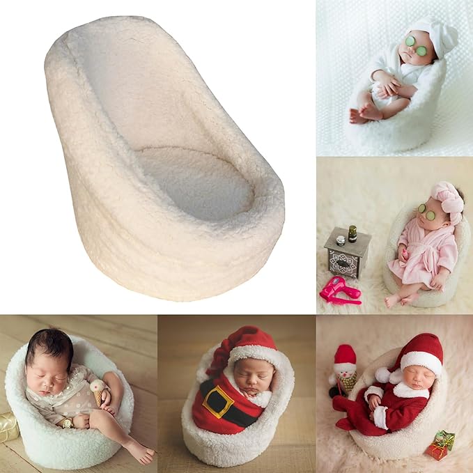 Infants Photo Posing Photography Props Baby Sofa Baby Photography White Sofa Small Newborn Chair