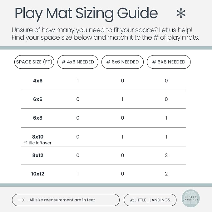 Baby Play Mat for Floor - Sandstone (6x6ft) - Premium EVA Foam Play Mat for Babies & Toddlers (Ages 0-5+) Non-Toxic Playmat for Tummy Time, Crawling & Playroom - Stylish & Comfortable