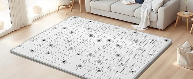 79x71 Baby Play Mat, Extra Large, Foldable, Waterproof, Thick, Non-Toxic, Reversible, Safe for Babies & Toddlers, Indoor/Outdoor Use