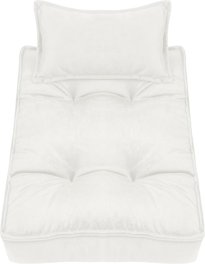 M&G House Newborn Photography Props Mattress Pillow Photography Baby Photoshoot Props Bed Mattress Bed Mat Medium (White)