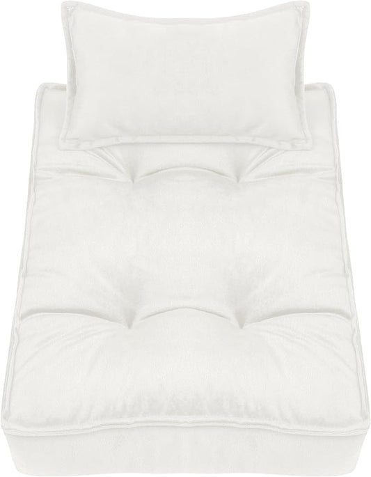 M&G House Newborn Photography Props Mattress Pillow Photography Baby Photoshoot Props Bed Mattress Bed Mat Medium (White)