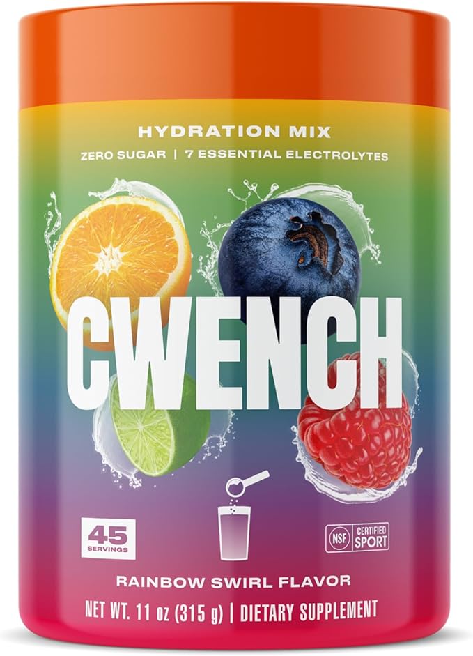 Cwench Electrolyte Mix - Rainbow Swirl 11oz