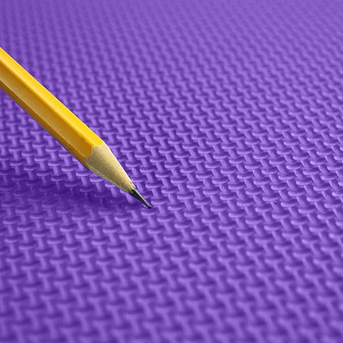 FlooringInc's 1/2" Soft Non-Toxic Baby Play Mat, Toddler Playmat, Colorful Puzzle PlayMat, Floor Mats for Kids & Babies, EVA Foam Interlocking Tiles for Nursery & Playroom | Purple, 35 Tiles, 140 SqFt
