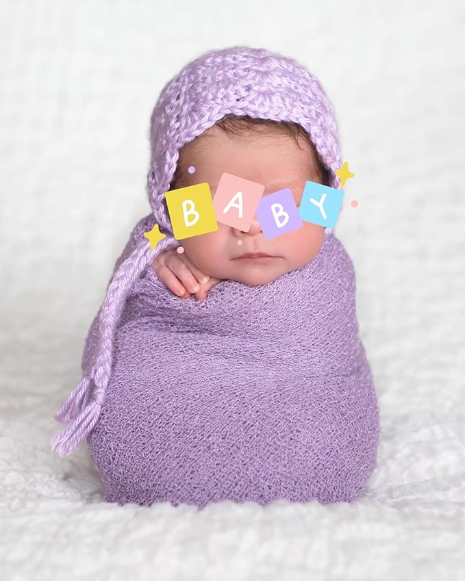 Newborn Posing Beanbag (Unfilled) for Baby Photography | 32″ Donut Style Prop Pillow | Durable Vegan Leather, Handle for Travel, Studio or Home Photos