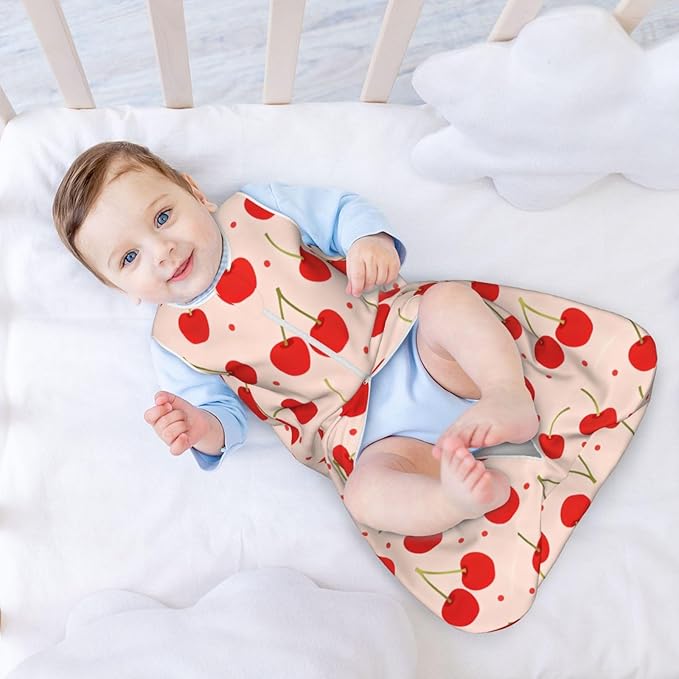 Baby Sleep Sack Sleeveless Sleeping Bag Wearable Blanket Soft Breathable Toddler Sleep Bag Christmas Snowflake