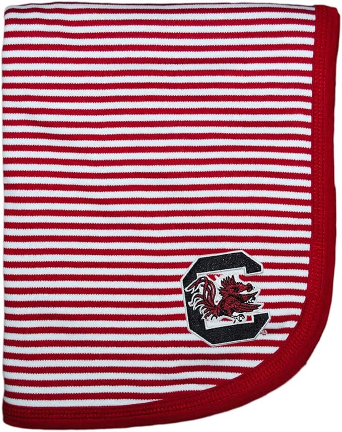 Creative Knitwear University of South Carolina Gamecocks Striped Baby and Toddler Blanket