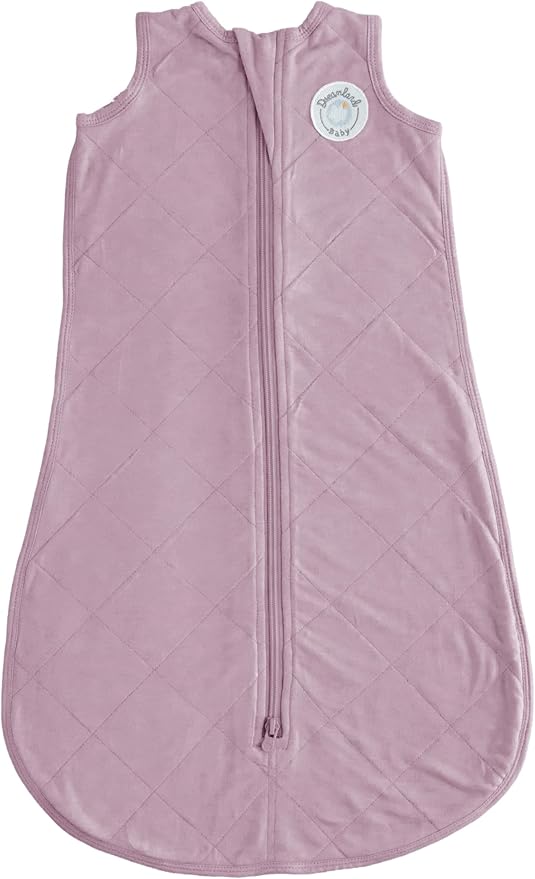 Dreamland Baby Lightweight Bamboo Viscose Sleep Sack (12-24 Months). 1.0 TOG Ultra Soft Blanket w/ 2-Way Zipper. 95% Viscose, 5% Spandex (Mauve). Mom-Owned US Business, Premium Materials