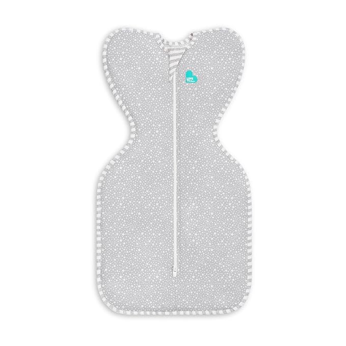 Love to Dream Swaddle UP, Baby Sleep Sack, Self-Soothing Swaddles for Newborns, Improves Sleep, Snug Fit Helps Calm Startle Reflex, Newborn Essentials for Baby, 8-13 lbs, Gray Stardust