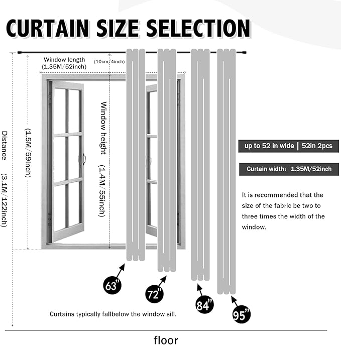 Anytime Romantic Kids Curtain,Hollow-Out Stars Window Curtain Double Layer Blackout Curtains for Girls Bedroom Kids Room 2Panel,(W52 x L72,Navy Blue)