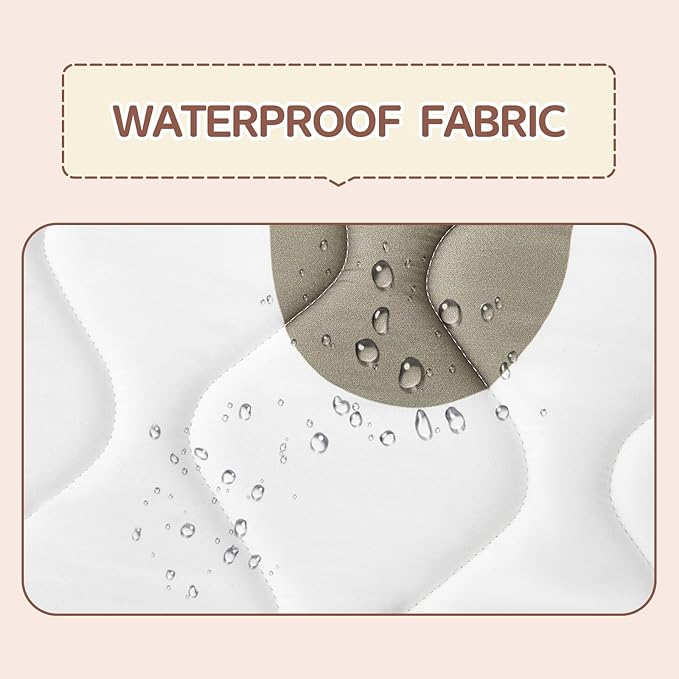 Baby Play Mat - Thicken 50x50 Inch Soft Foam Crawling Mat for Playpen & Floor, Non-Slip Waterproof Activity Playmats for Infants & Toddlers, Portable Foldable & Machine Washable, Boho Design