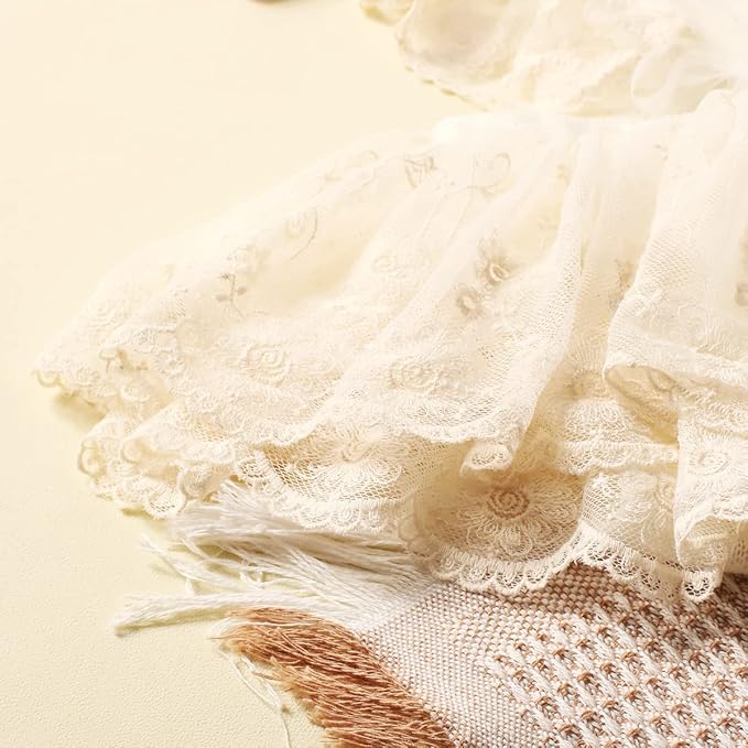 Ylsteed Newborn Photography Props - Lace Romper with Headband, Infant Photo Shoot Outfit for Girls - Dress, Hat, and Shoes Included