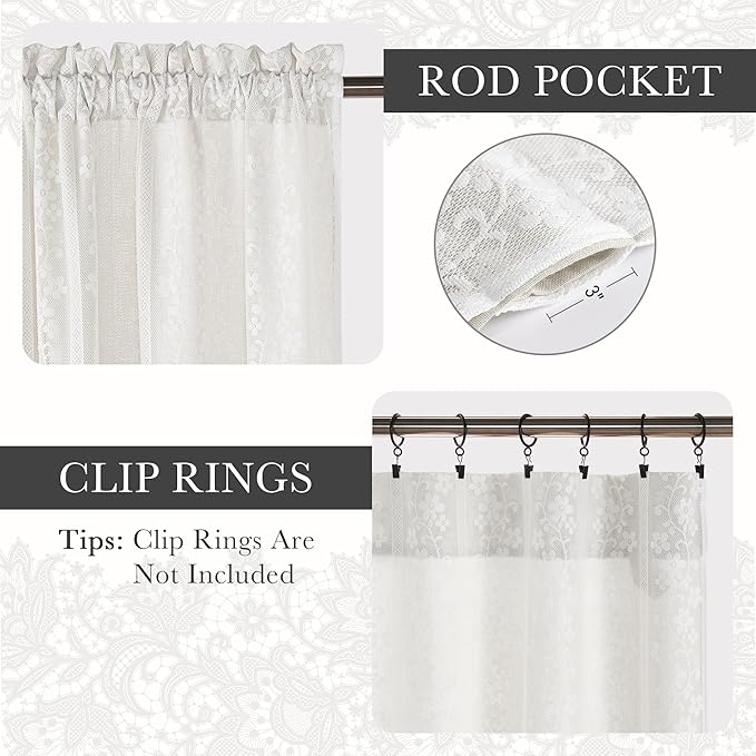 PONY DANCE Linen White Curtains for Living Room 84 Inches Long, Farmhouse Thermal Insulated Room Darkening Curtains, Double Layer Curtain for Girls' Bedroom, 52W x 84L, White, 2 Panels