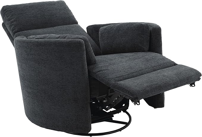 Parker Living Radius - Mediterranean Power Swivel Glider Recliner for Adults with USB and Type-C Ports, Single Sofa Chair for Living Room