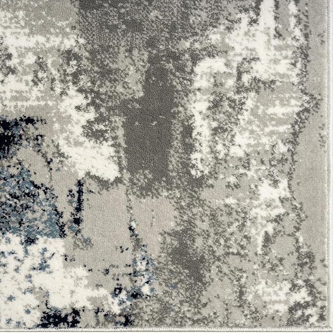 LUXE WEAVERS Kimberly Collection Ivory 6x9 Modern Abstract Area Rug