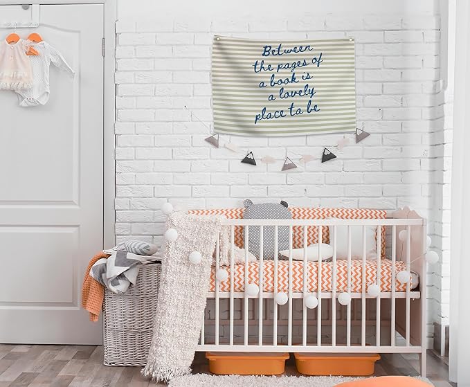 Rectangular Banner Flag Wall Decor Gift for Teacher Women Men Kids,Books Club Classroom Office Library Reading Room Quiet Corner Decor-Between the Pages of A Book-Birthday Christmas Book Lover Gift