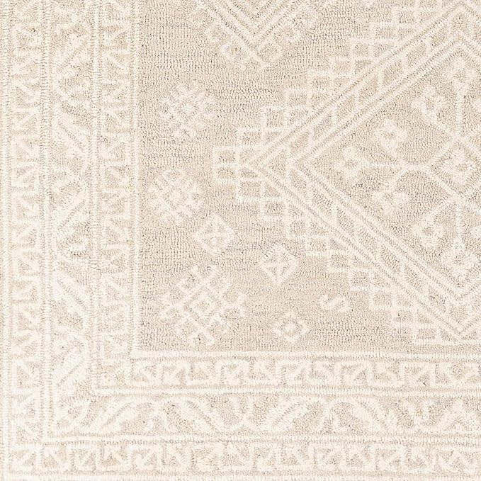 Mark&Day Wool Rugs, 2x3 Ubbena Traditional Taupe Area Rug, Beige Carpet for Living Room, Bedroom or Kitchen (2' x 3')
