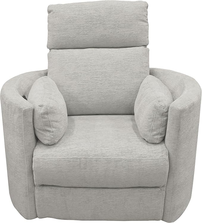 Parker Living Radius - Mineral Power Swivel Glider Recliner for Adults with USB and Type-C Ports, Single Sofa Chair for Living Room